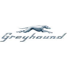 Logo for Greyhound, a Trailways Driven Rewards points partner
